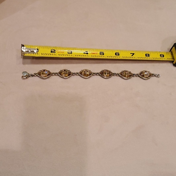 Glitzy Bella women's Swarovski crystal bracelet. - Picture 2 of 6